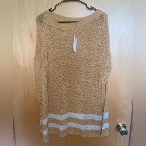 long knit sweater